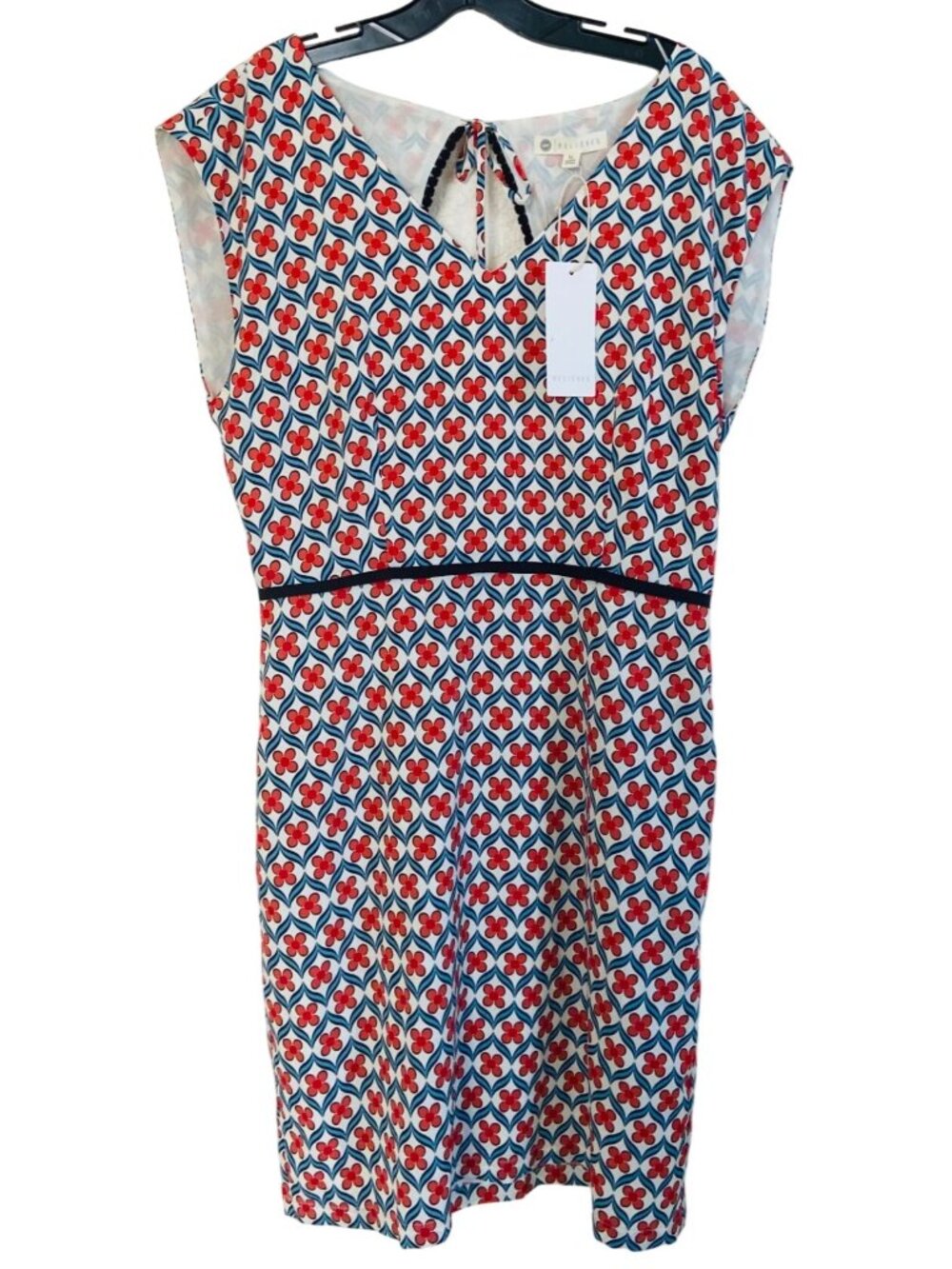 Relished Dress Shift Sleeveless Lined Floral BOHO XL Keyhole Back NWT MIDI